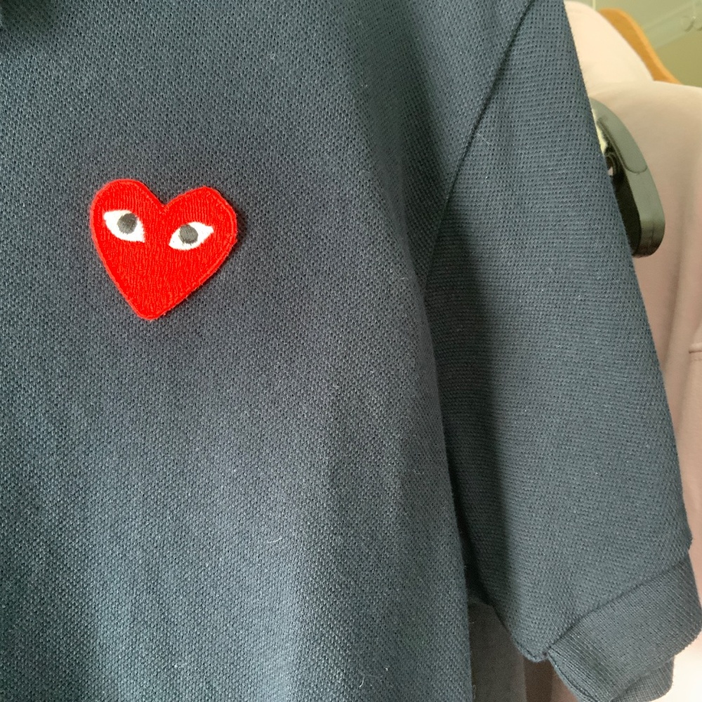 Men’s short sleeve navy polo- - Picture 3 of 7